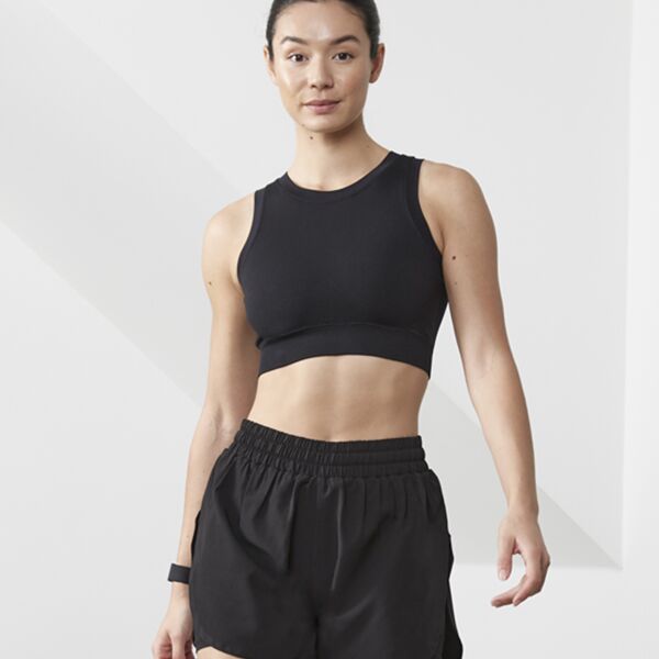 Tombo Ladies Double Layer Sports Shorts Thumbnail