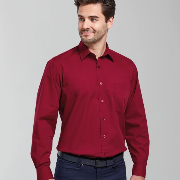 Premier Long Sleeve Poplin Shirt Thumbnail