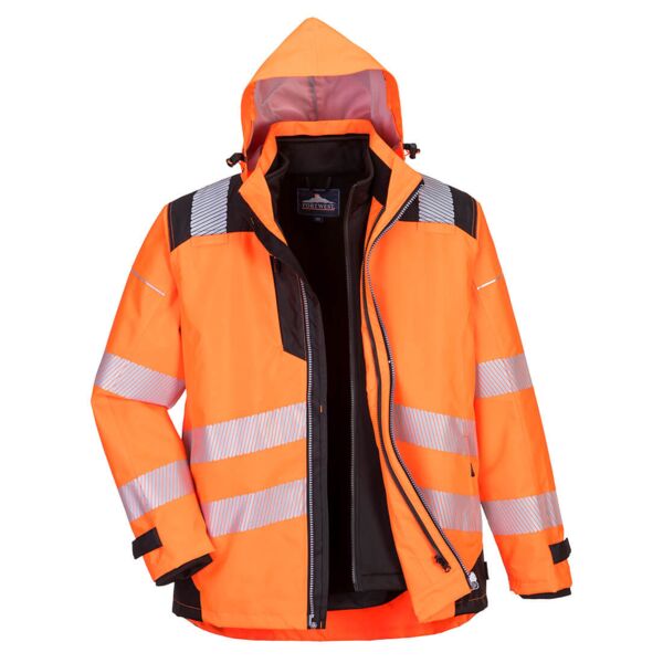PW3 Hi-Vis 3-in-1 Jacket Thumbnail