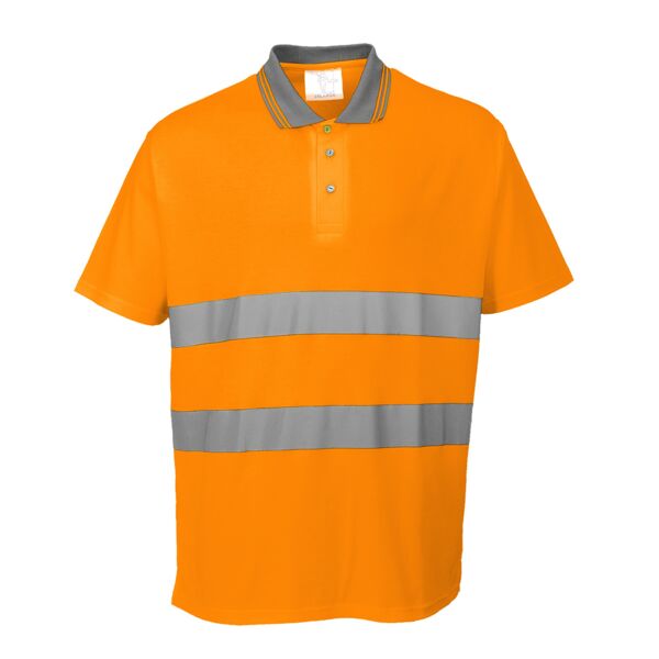 Hi-Vis Cotton Comfort Polo Shirt S/S  Thumbnail