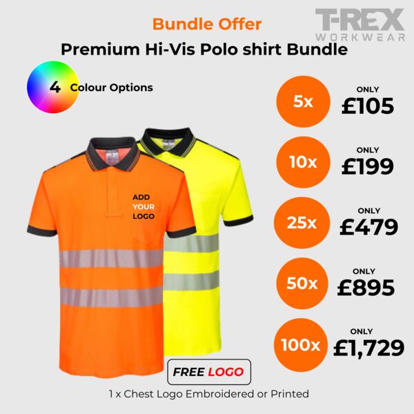 Premium Hi-Vis Polo Shirt Bundle Thumbnail