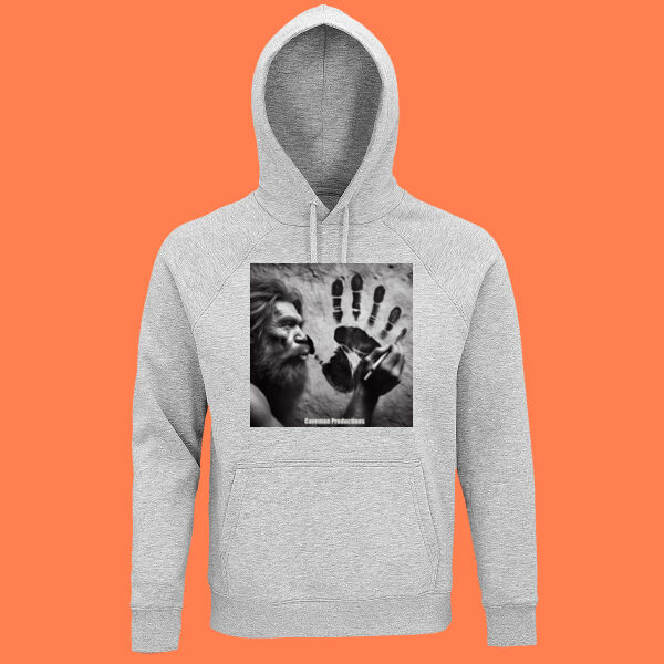 CAVEMAN CHARCOAL HOODIE (03568) Thumbnail