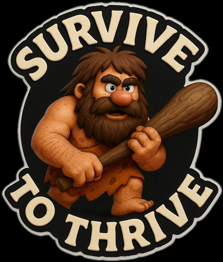 Caveman Campaign Badge